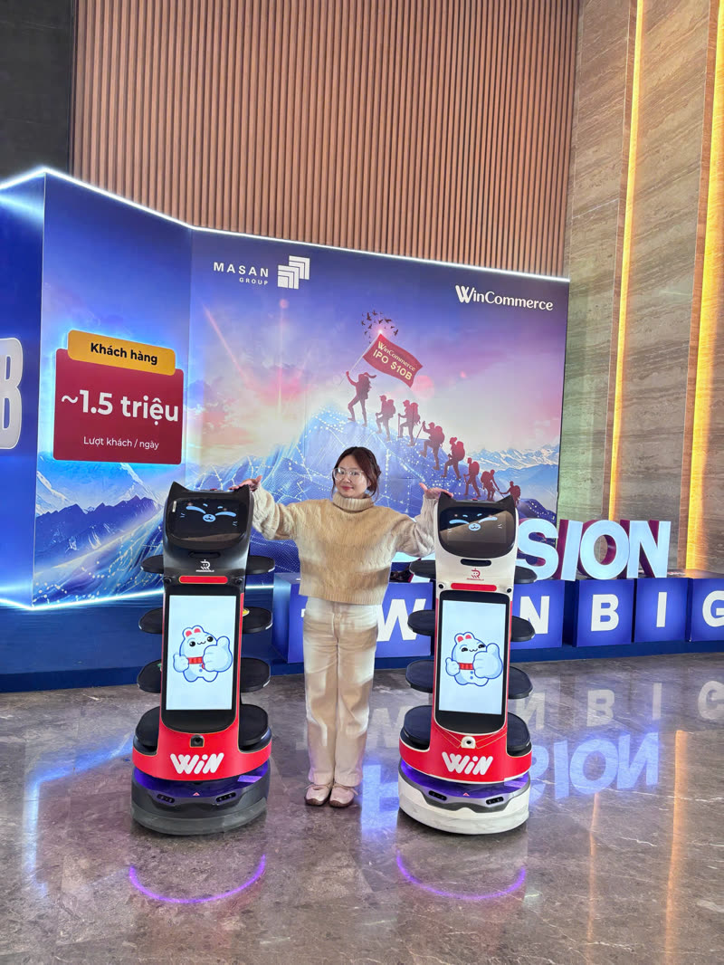 Robot tại sự kiện WinCommerce - Masan